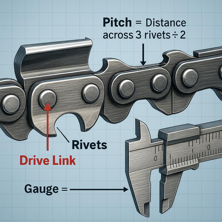 chainsaw chain numbering