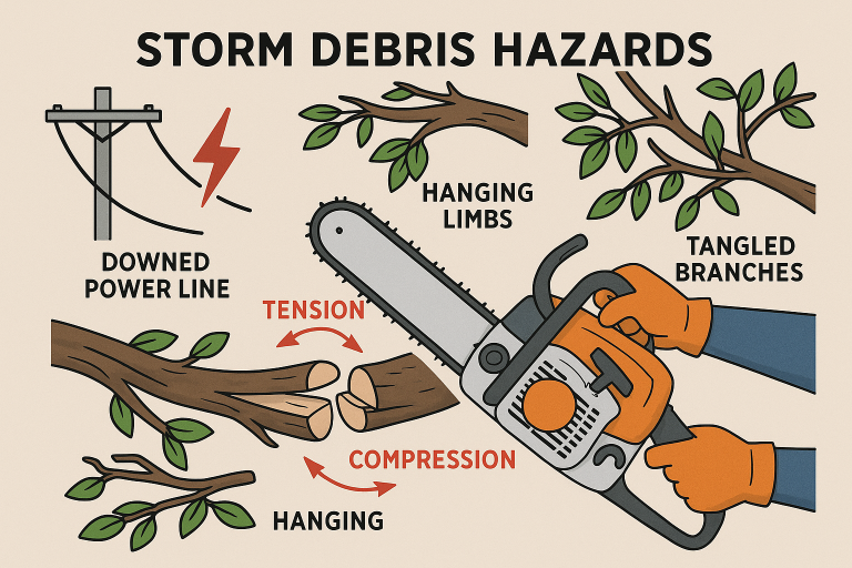 Chainsaw Safety for Storm Cleanup