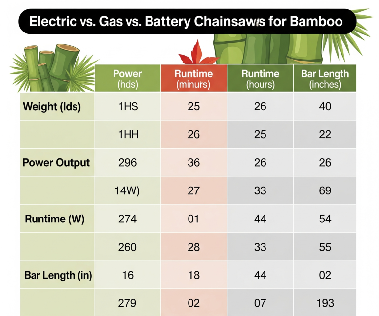 chainsawing bamboo