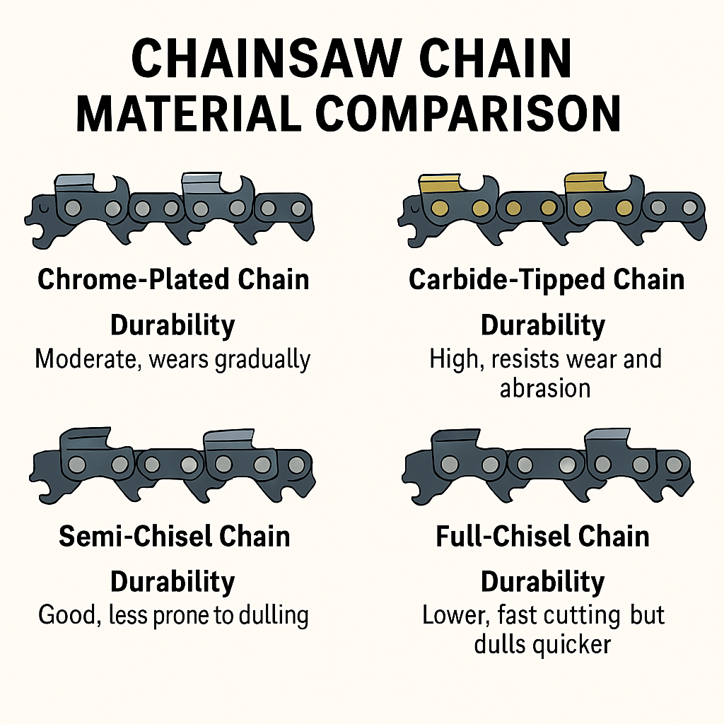 chainsaw chain material